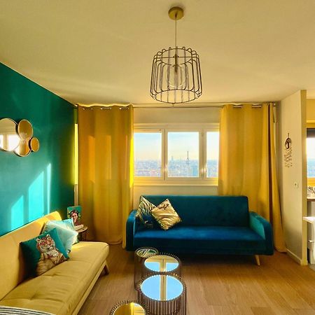 Vue Panoramique Sur Paris : Sublime Appartement Au Centre De Courbevoie Exterior photo